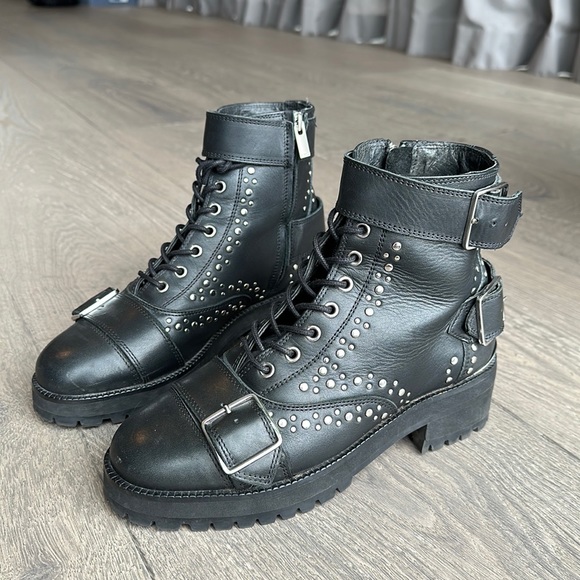 The Kooples Combat Boots, 38 - Picture 1 of 4